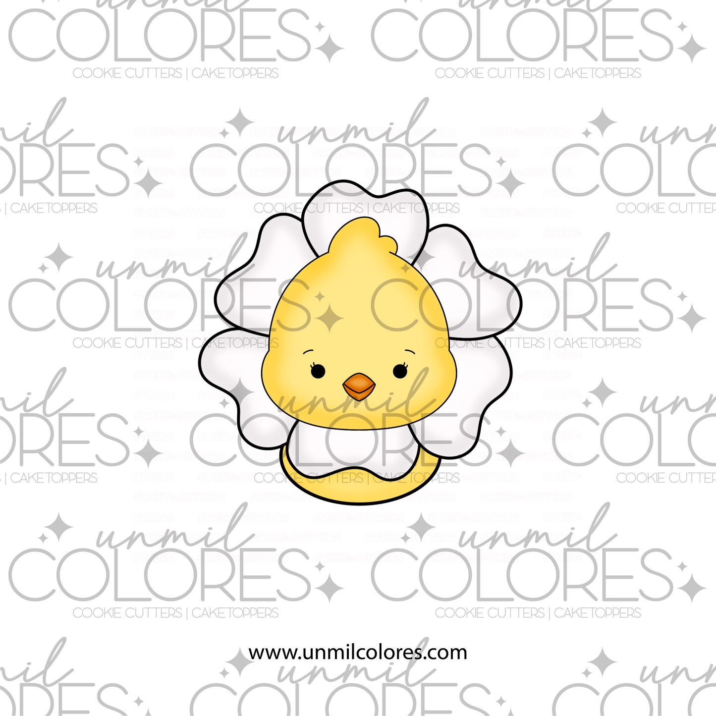 Cortador de Galleta Patito Flor