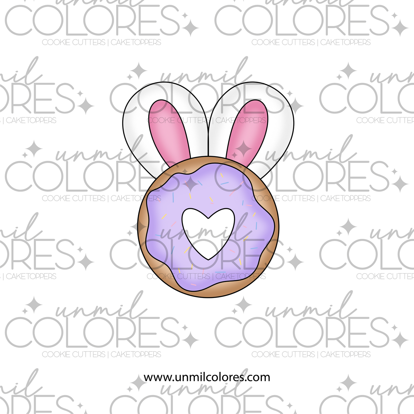Cortador de Galleta Dona Con Orejas