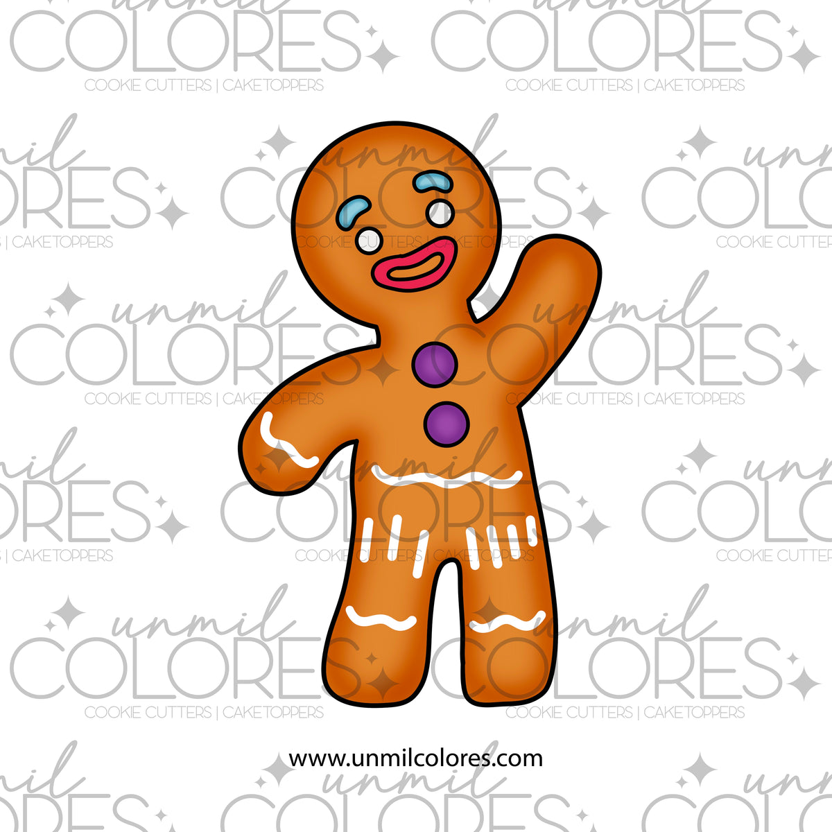 Cortador de Galleta Muñeco Jengibre