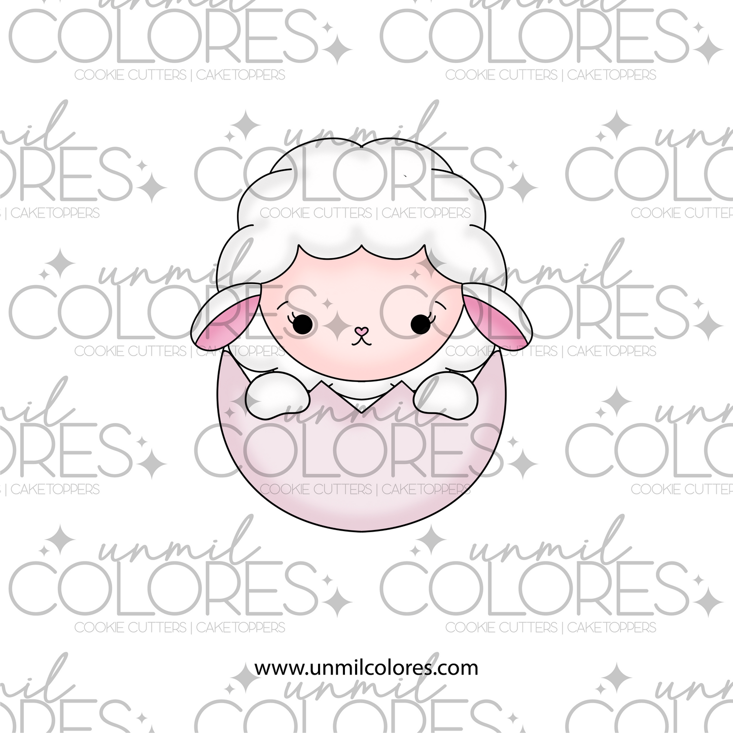 Cortador de Galleta Ovejita Huevo