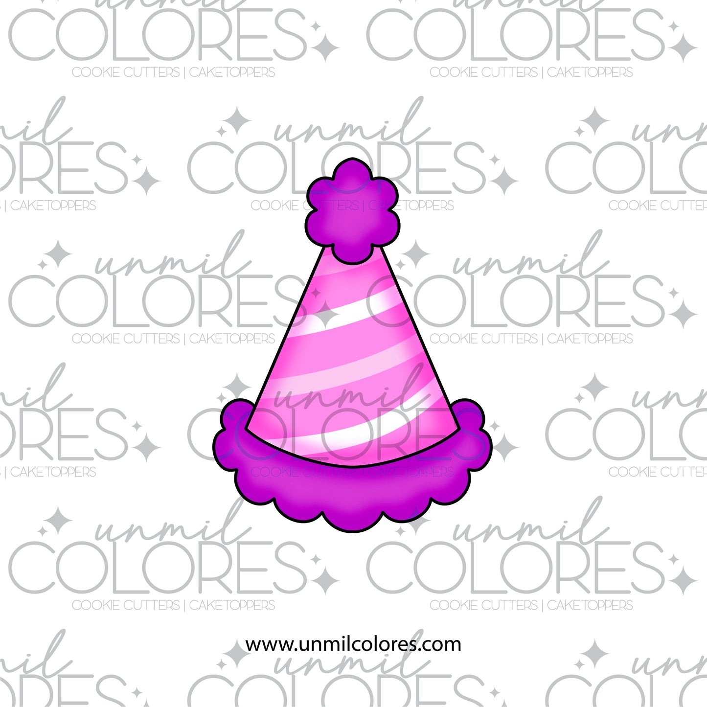 Cortador de Galleta Gorrito de Fiesta