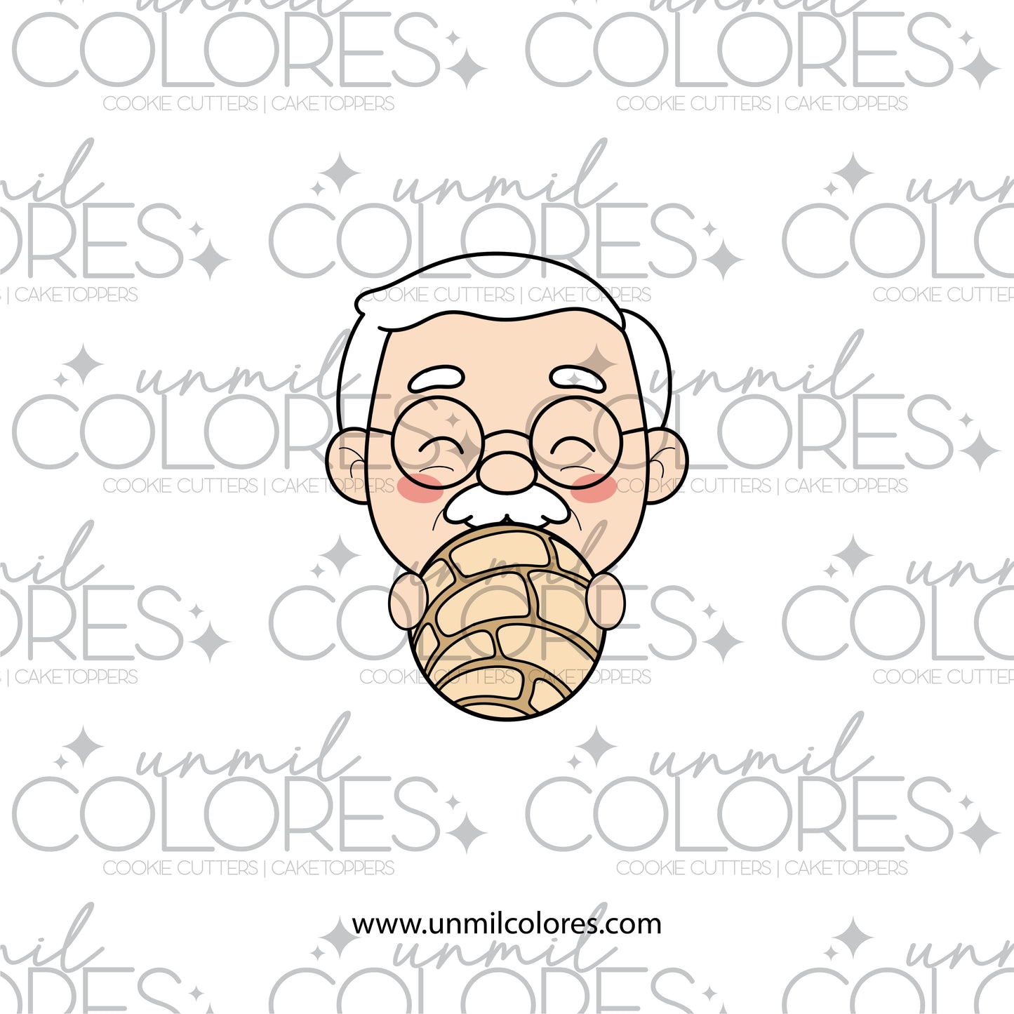 Cortador de Galleta Abuelito con Concha