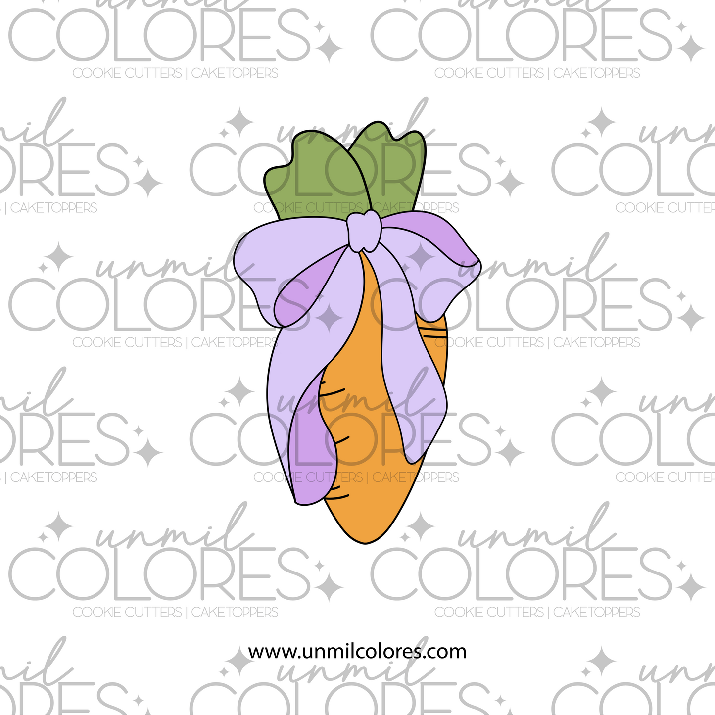 Cortador de Galleta Zanahoria Lazo