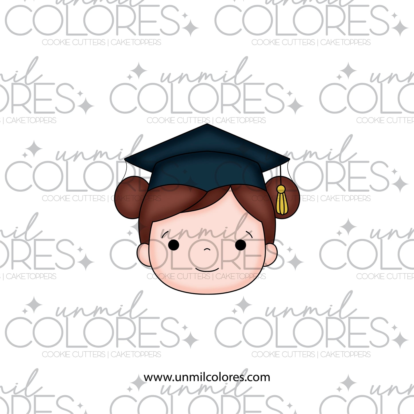 Cortador de Galleta Niña Graduación
