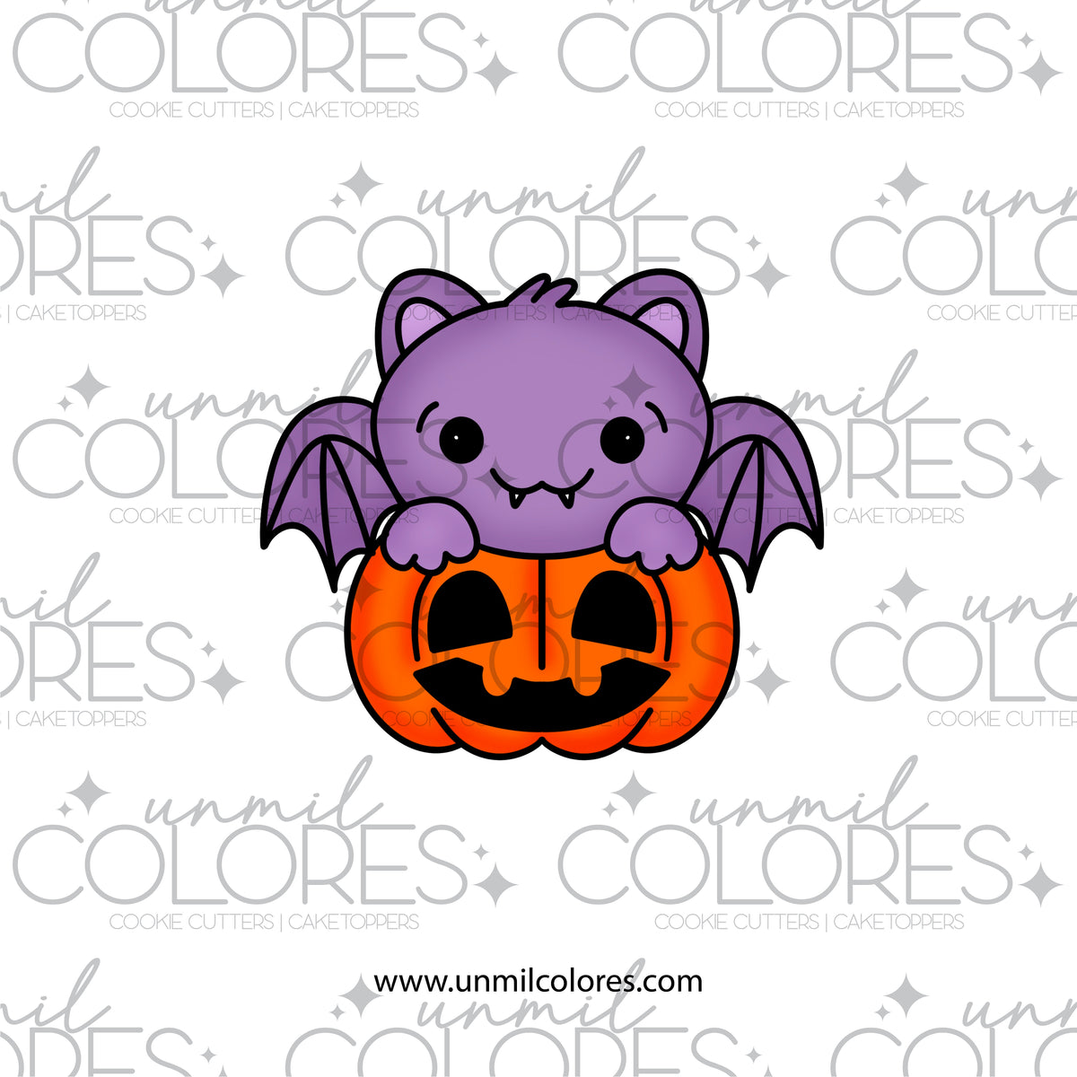 Cortador de Galleta Murcielago Calabaza