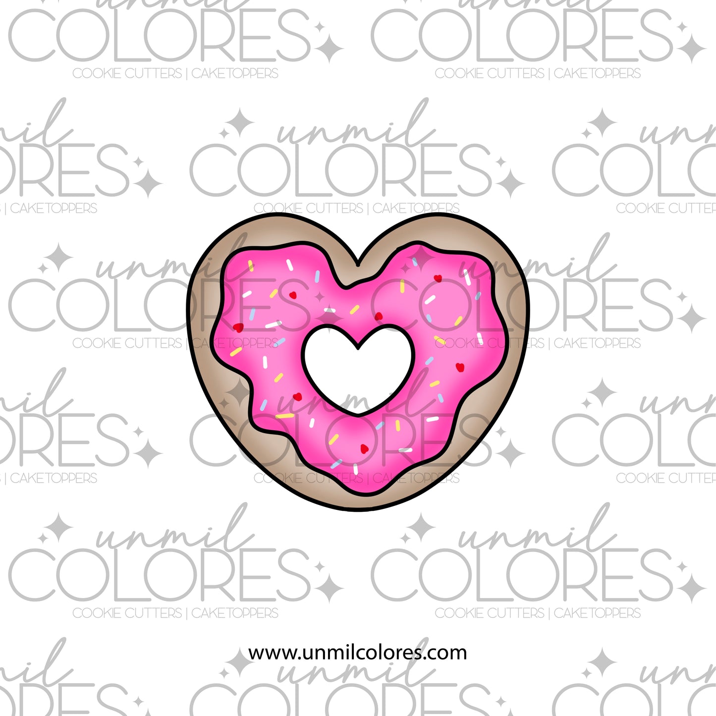 Cortador de Galleta Dona Corazón