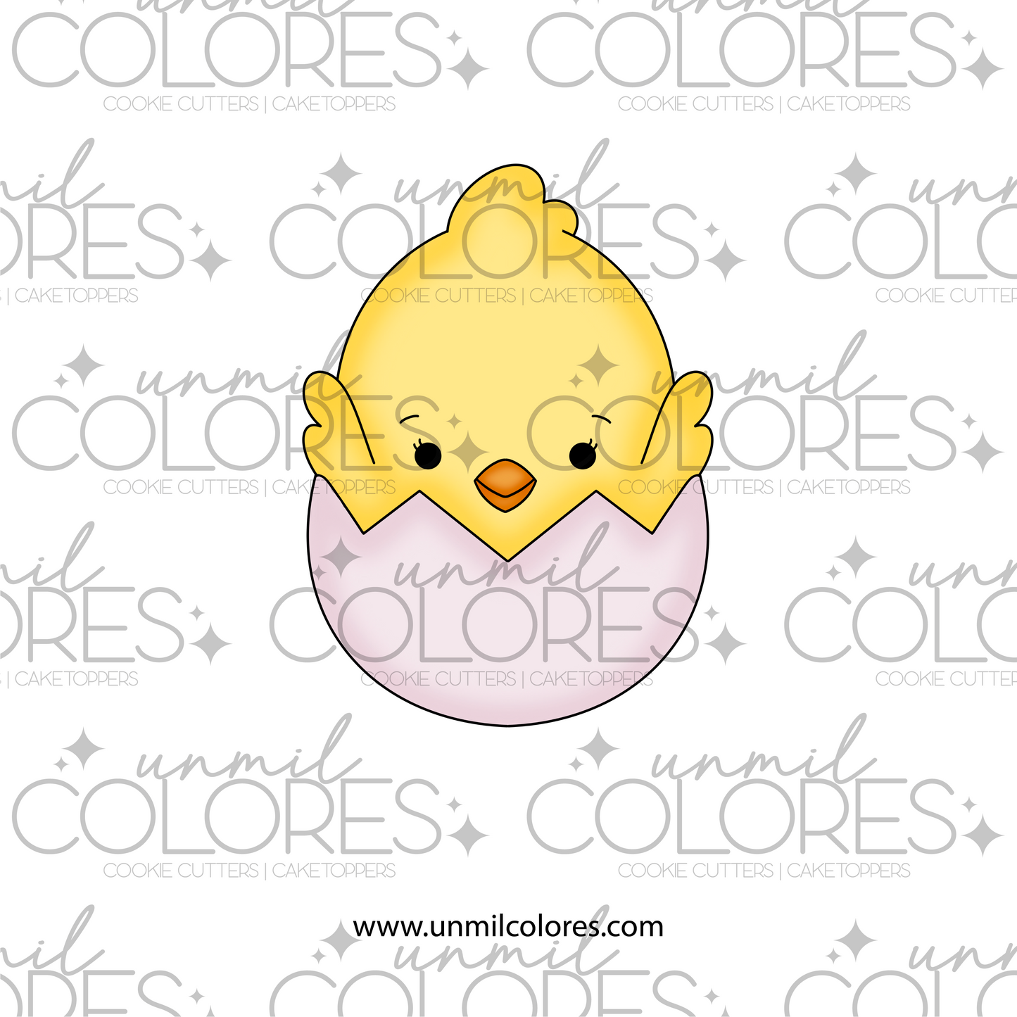 Cortador de Galleta Pollito Huevo