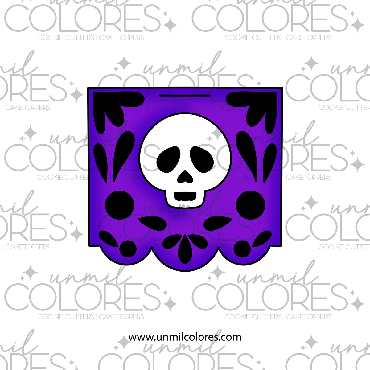 Cortador de Galleta Papel Picado