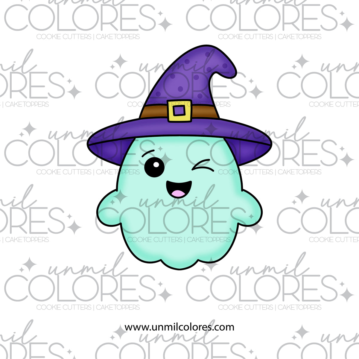 Cortador de Galleta Fantasma Sombrero