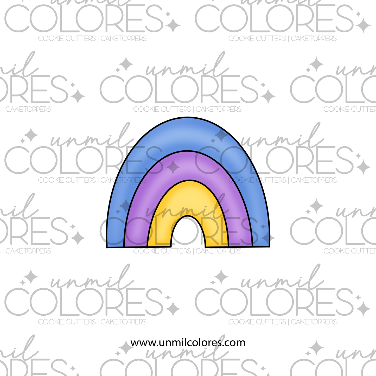 Cortador de Galleta Arcoiris