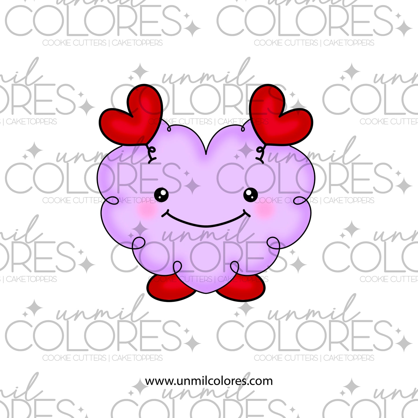 Cortador de Galleta Monstruo Corazón SV