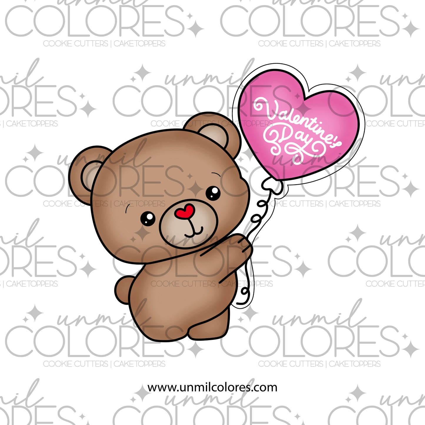 Cortador de Galleta Osito Globo