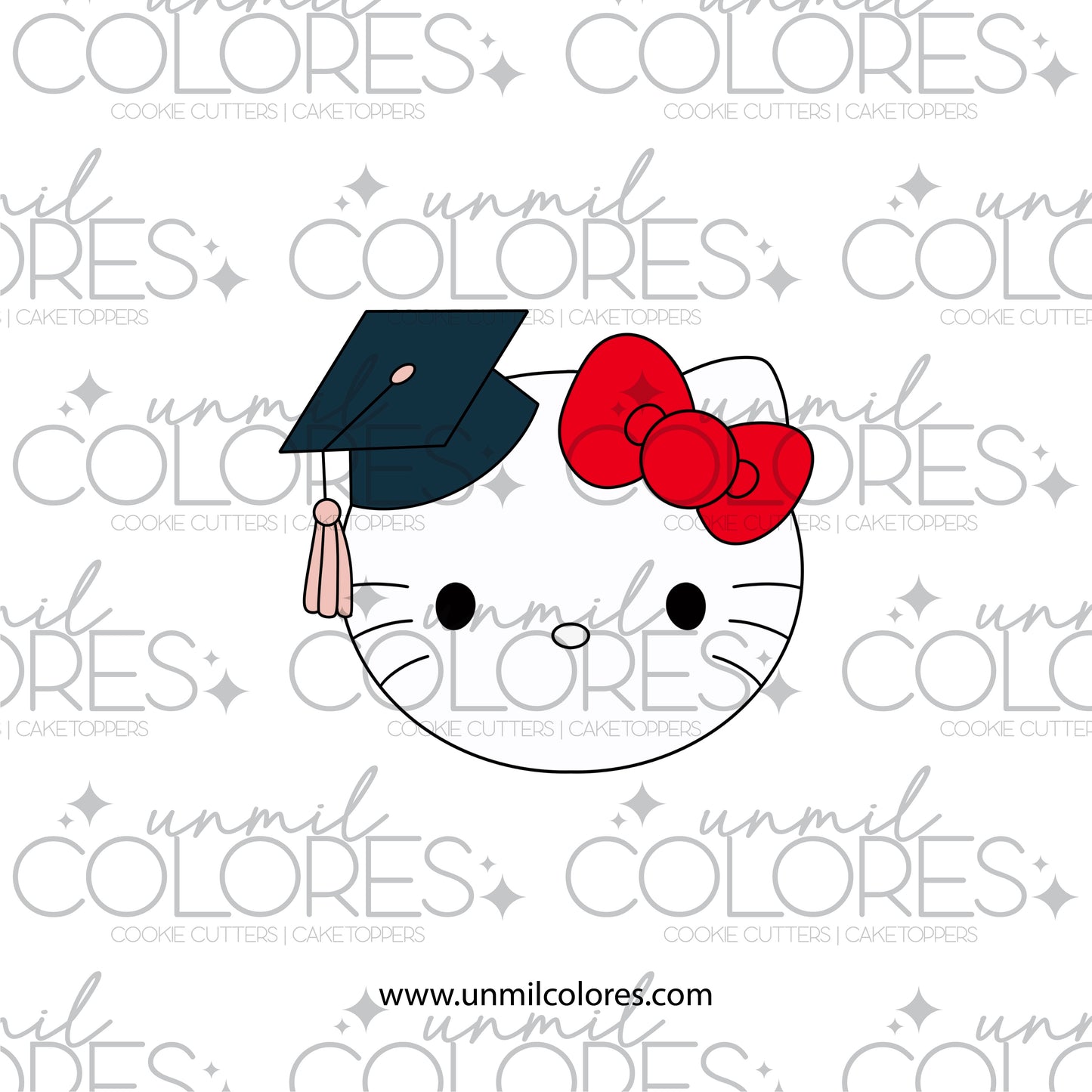 Cortador de Galleta Hello Kitty Graduación