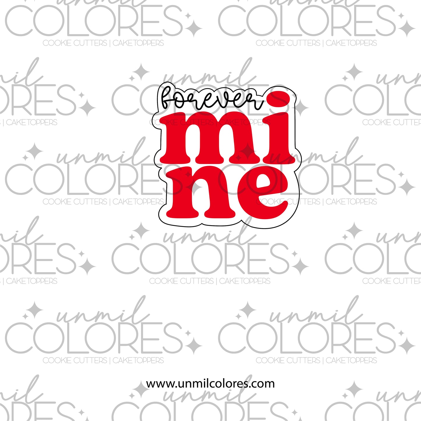 Cortador de Galleta Placa Forever Mine
