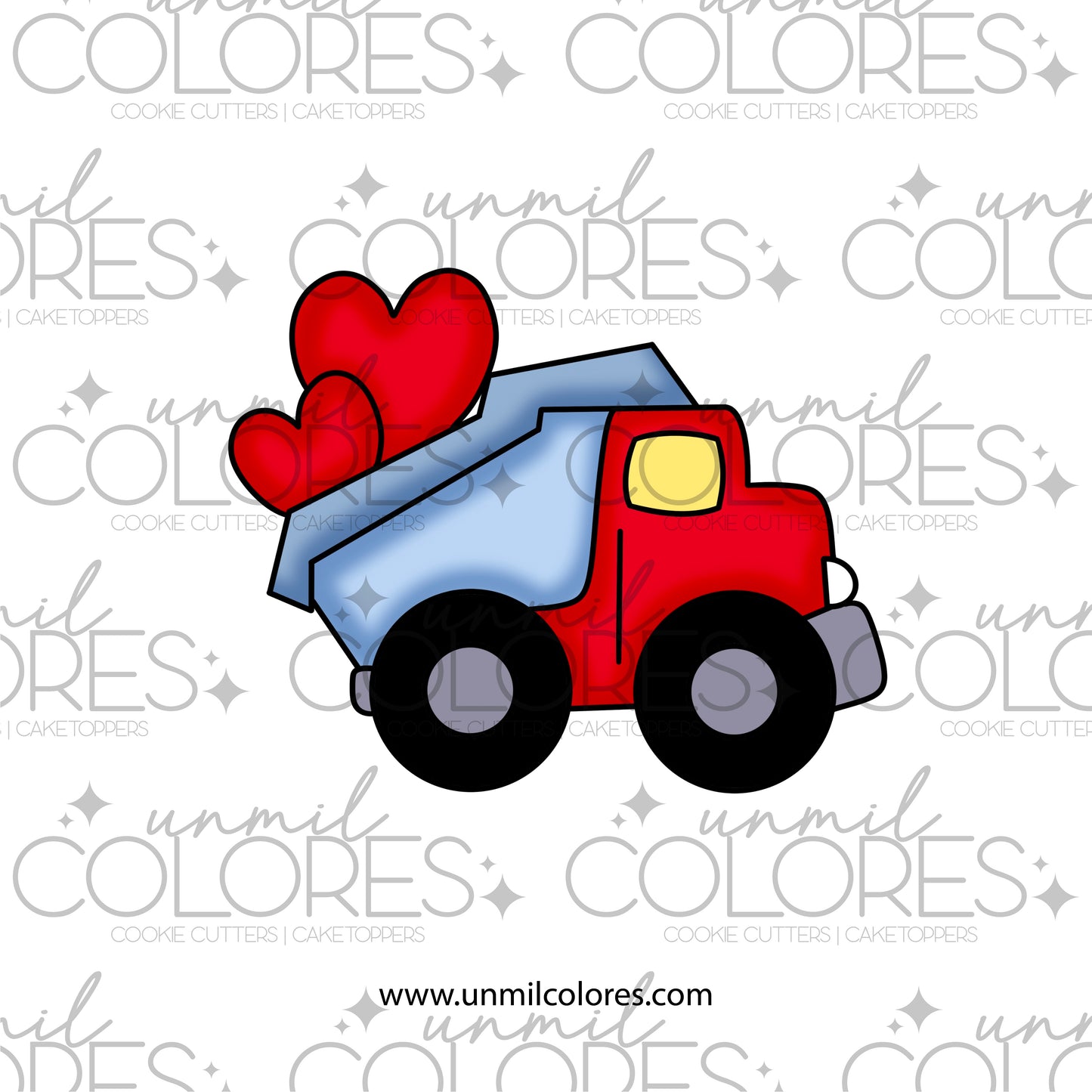 Cortador de Galleta Volteo Corazones