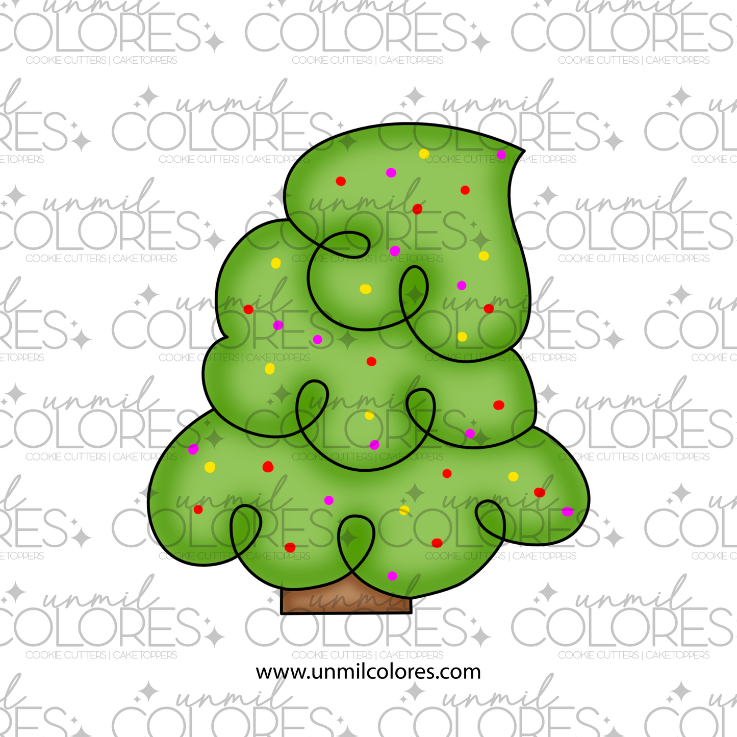 Cortador de Galleta Árbol Torcido
