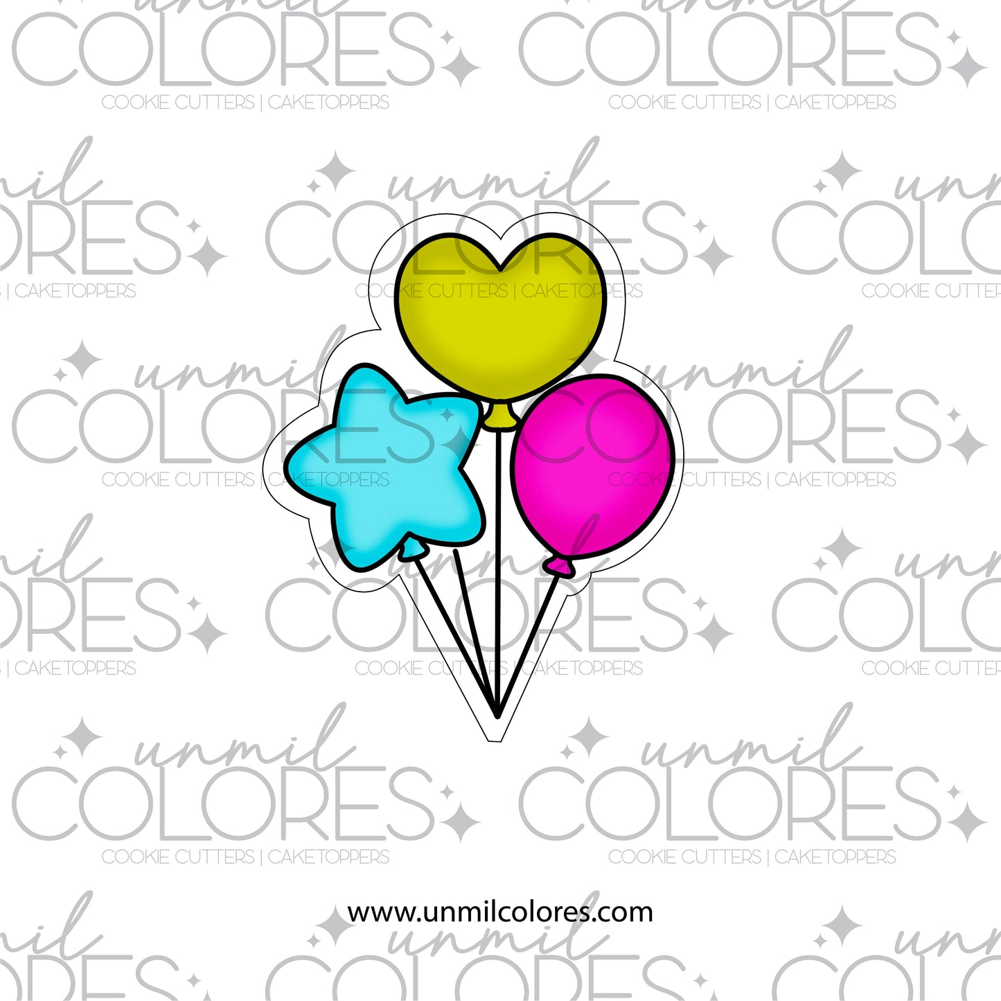 Cortador de Galleta Globos