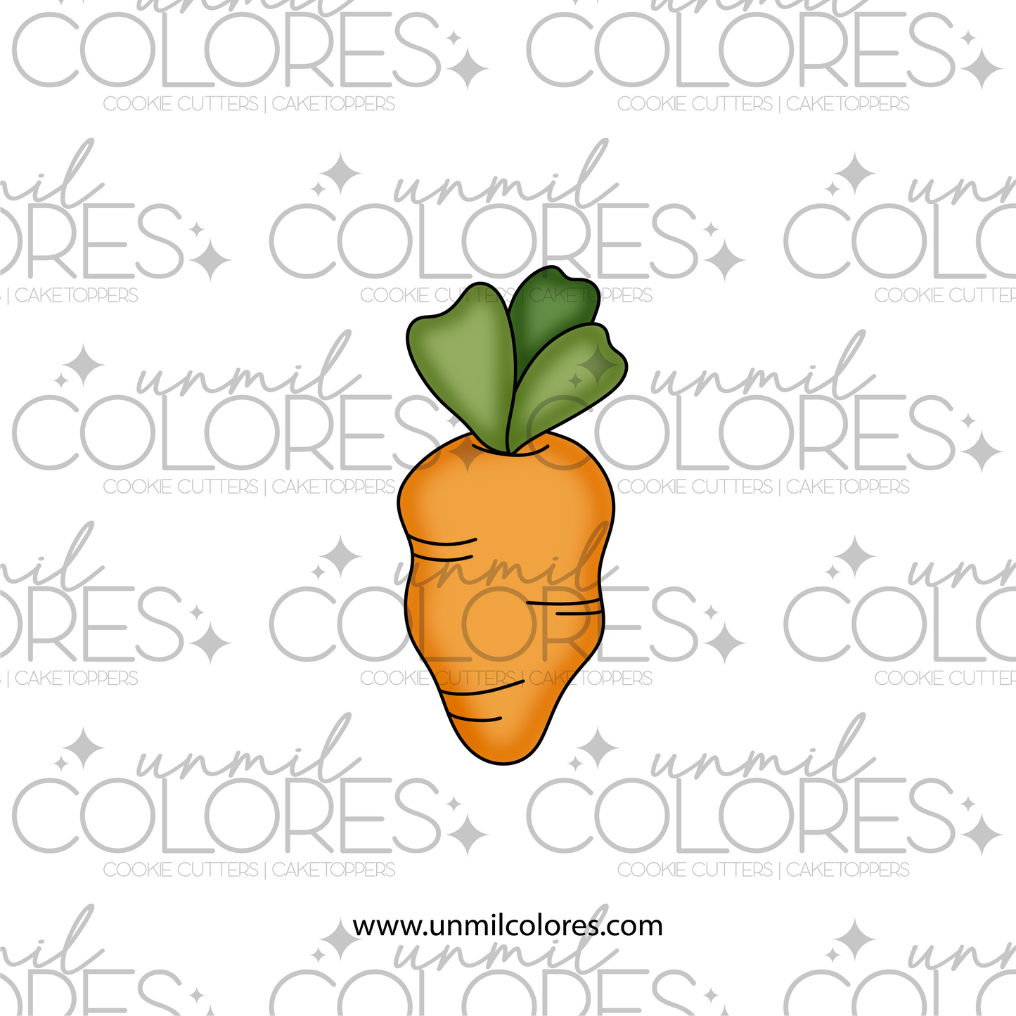 Cortador de Galleta Zanahoria