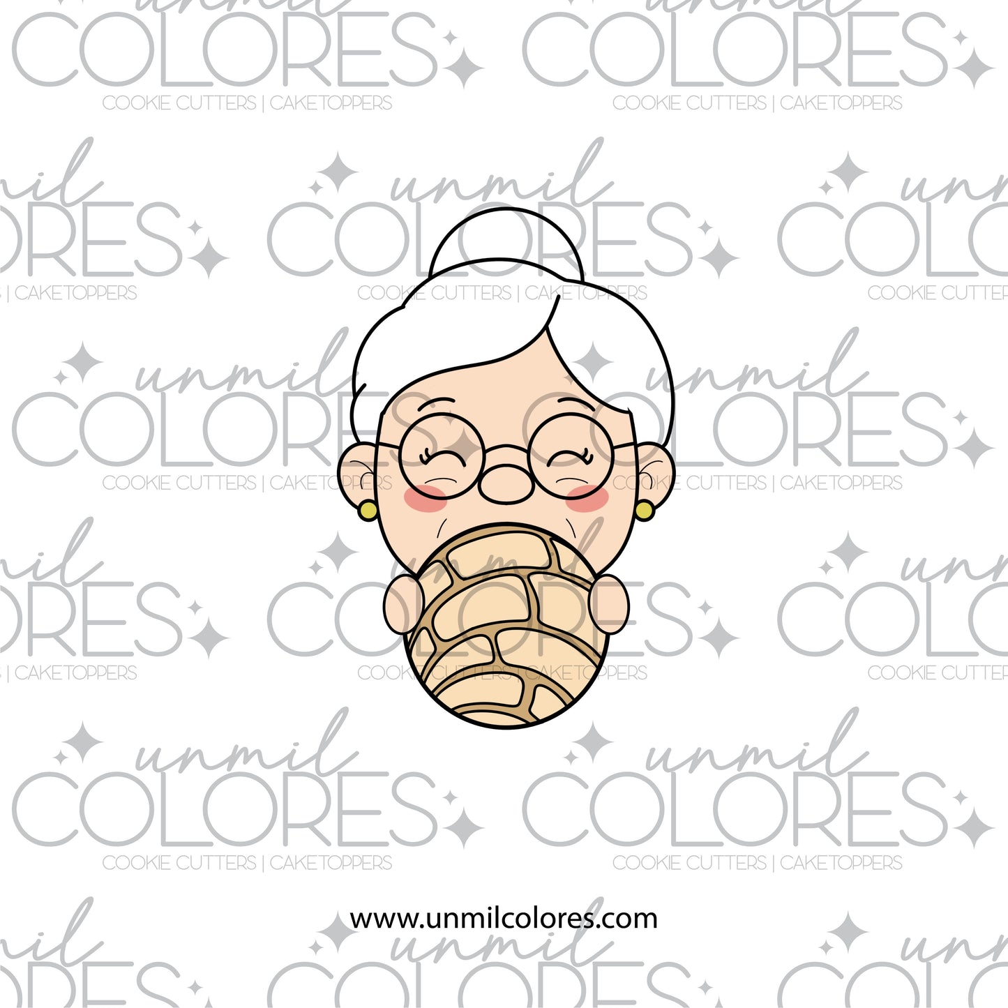 Cortador de Galleta Abuelita con Concha