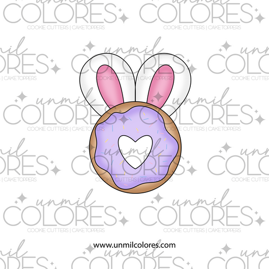 Cortador de Galleta Dona Con Orejas