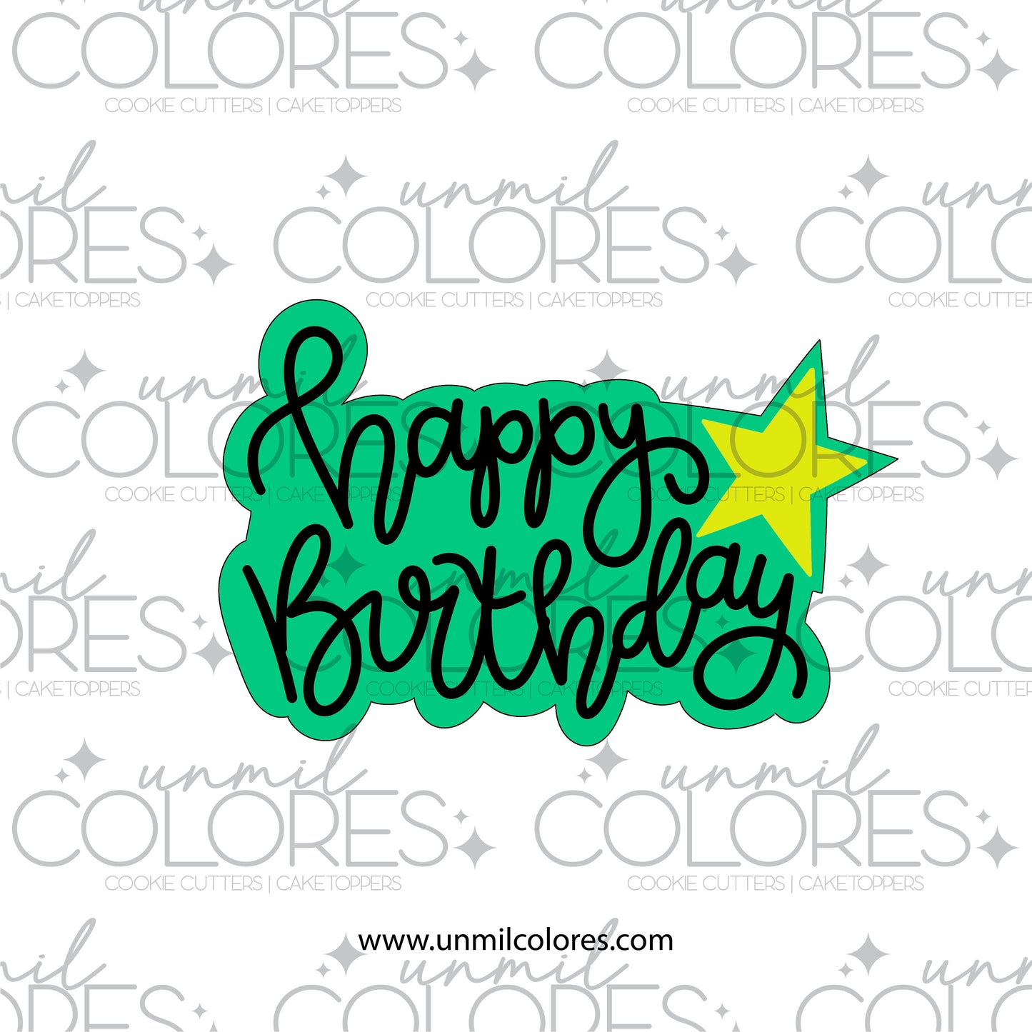 Cortador de Galleta Happy Birthday 02