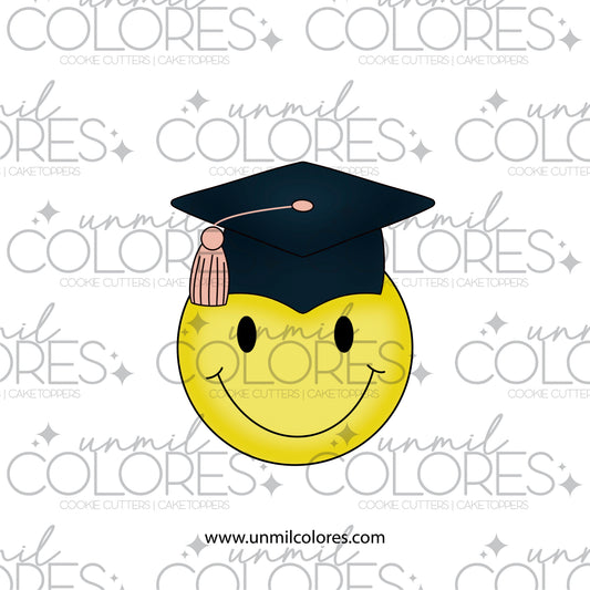 Cortador de Galleta Happy Face Graduación