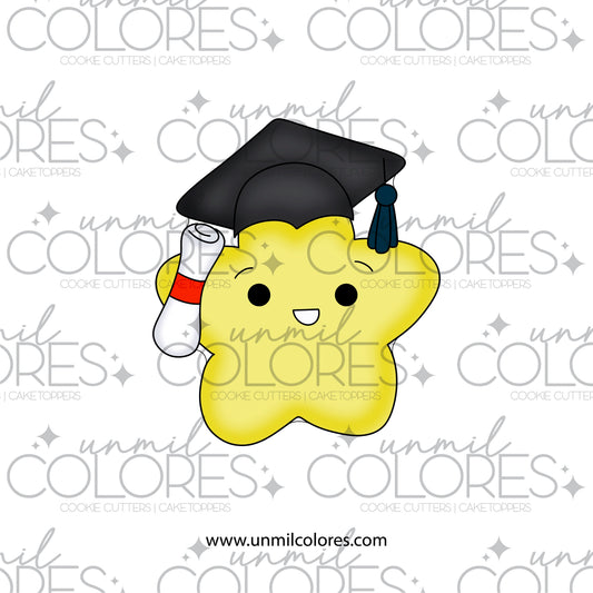 Cortador de Galleta Estrella Graduación