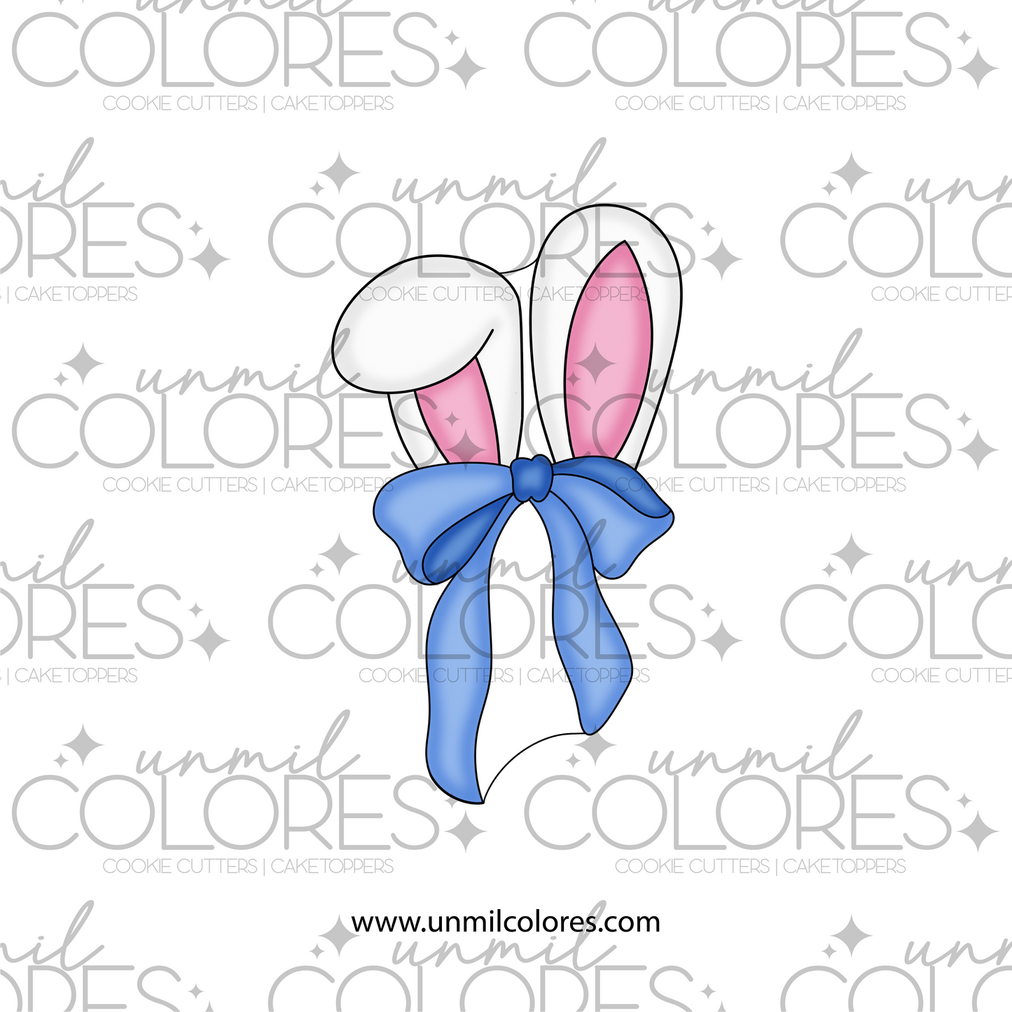 Cortador de Galleta Orejas con Lazo
