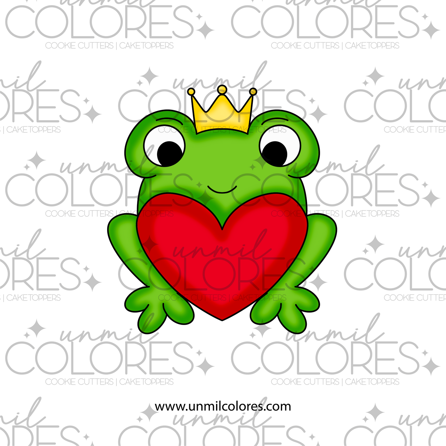 Cortador de Galleta Rana Corazón