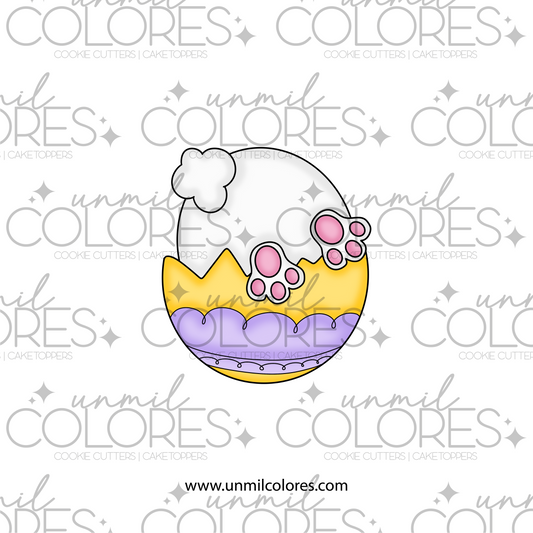 Cortador de Galleta Conejo en Huevo