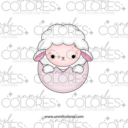 Cortador de Galleta Ovejita Huevo