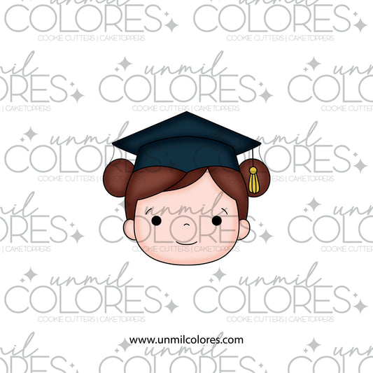 Cortador de Galleta Niña Graduación