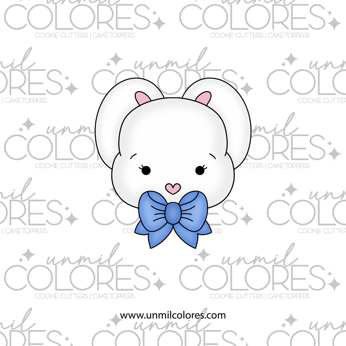 Cortador de Galleta Conejo Moño