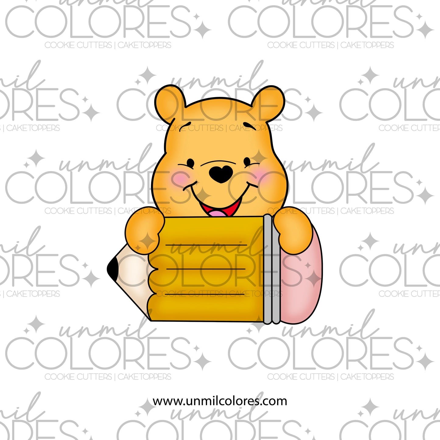 Cortador de Galleta Winnie Pooh Lápiz
