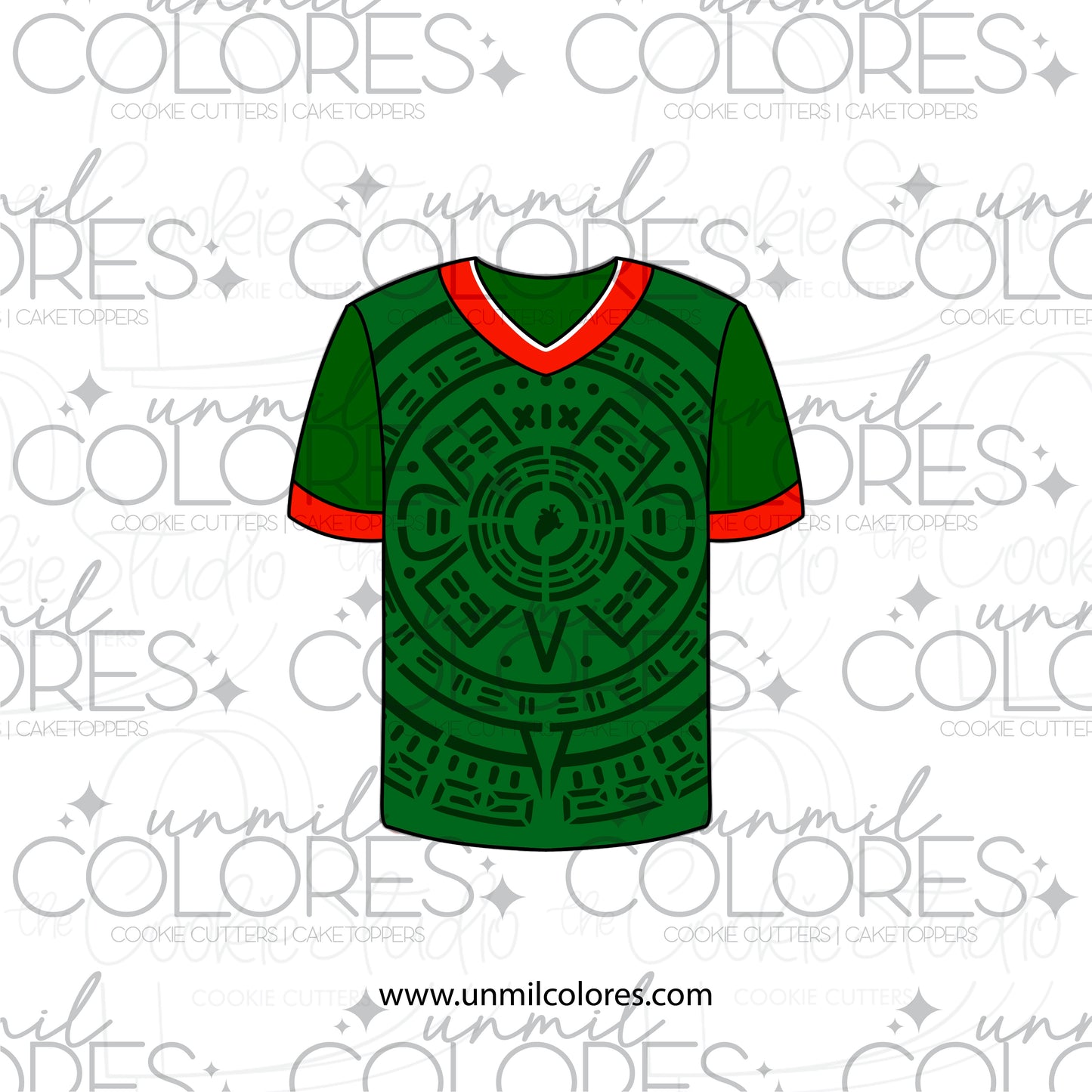 Cortador de Galleta Jersey Fútbol Soccer