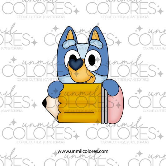 Cortador de Galleta Bluey Lápiz