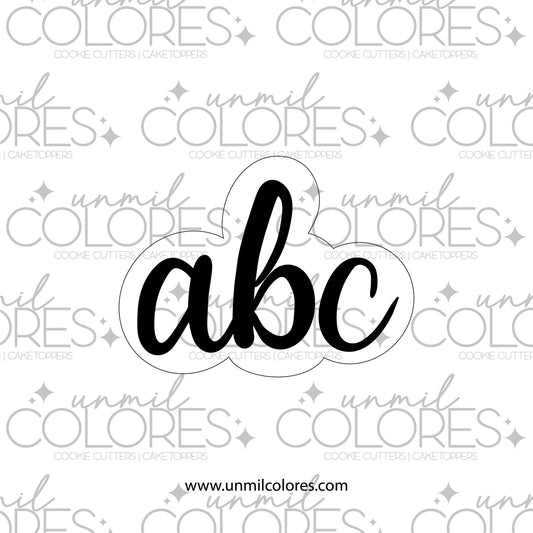 Cortador de Galleta ABC