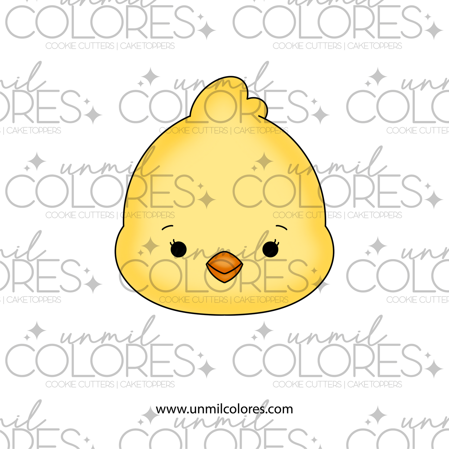 Cortador de Galleta Cara Pollito