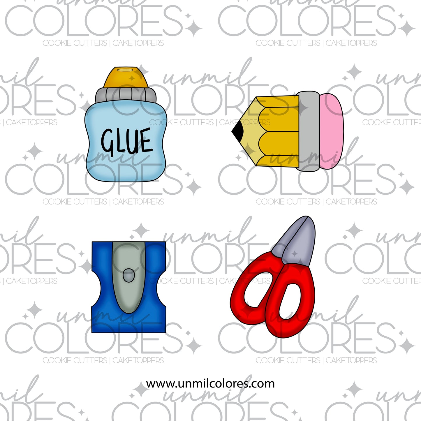 Set Cortadores de Galletas Útiles (4 pzas)