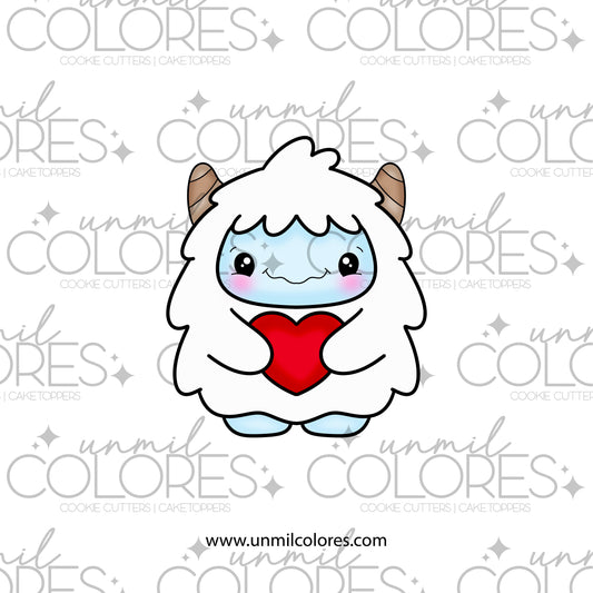 Cortador de Galleta Yeti Enamorado