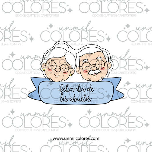 Cortador de Galleta Pareja de Abuelitos