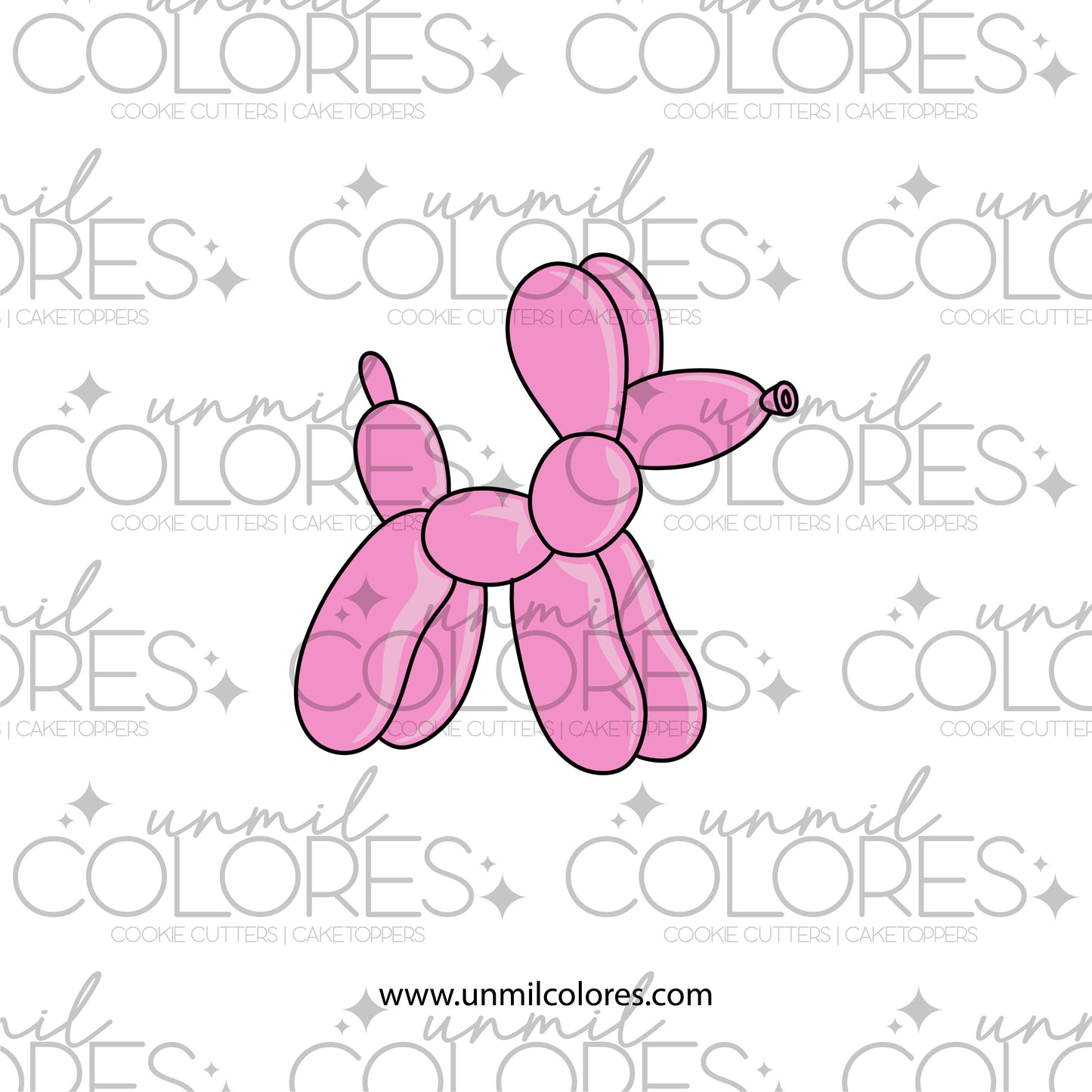 Cortador de Galleta Perrito Globo