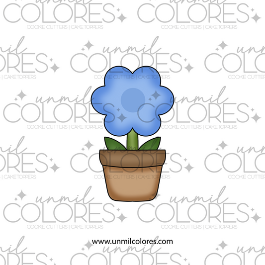 Cortador de Galleta Macetera Flor B