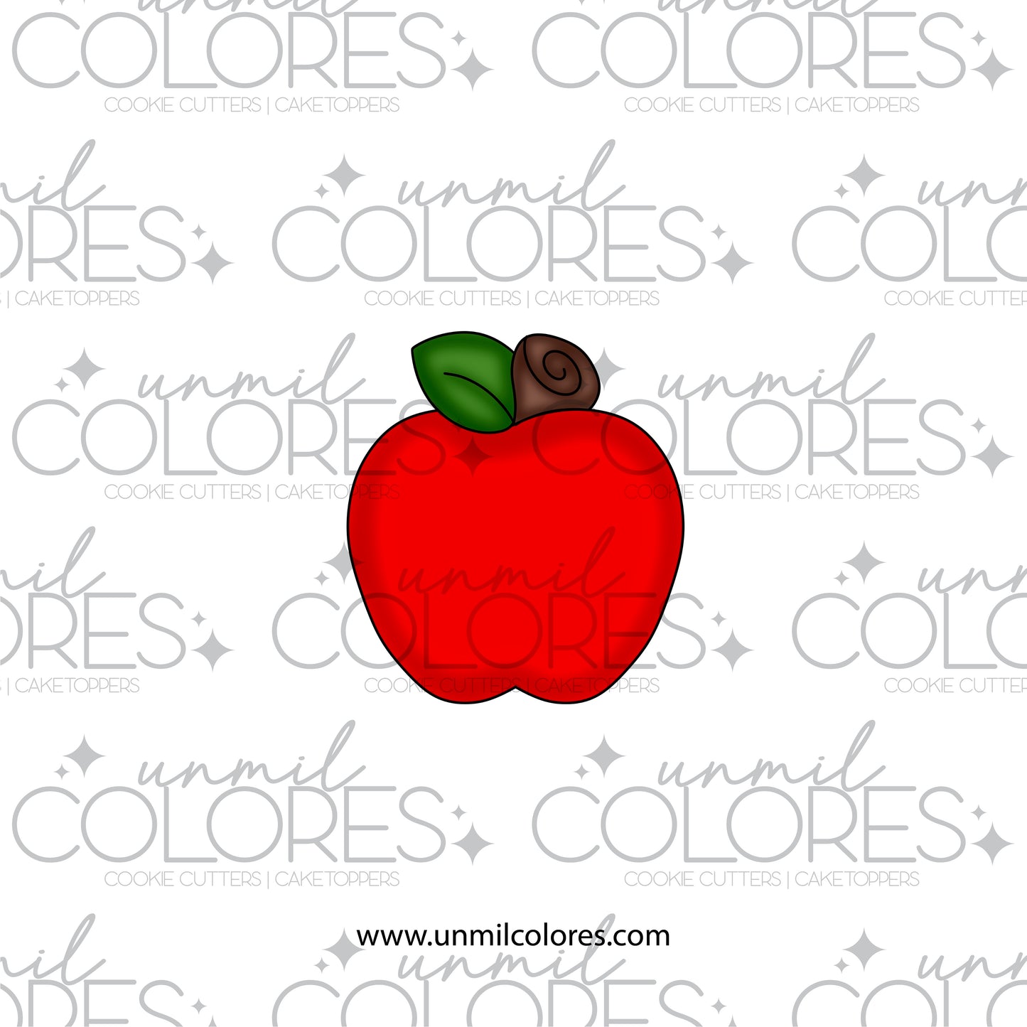 Cortador de Galleta Manzana