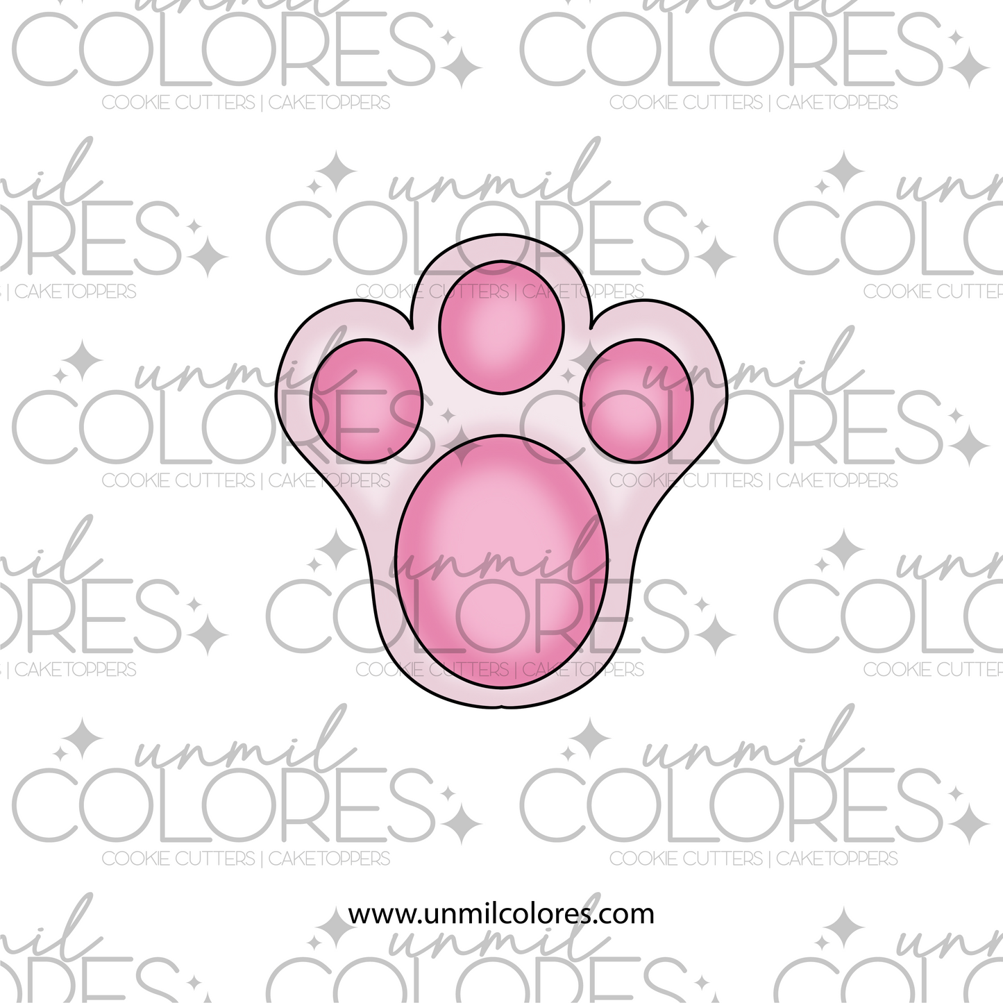 Cortador de Galleta Pata Conejo