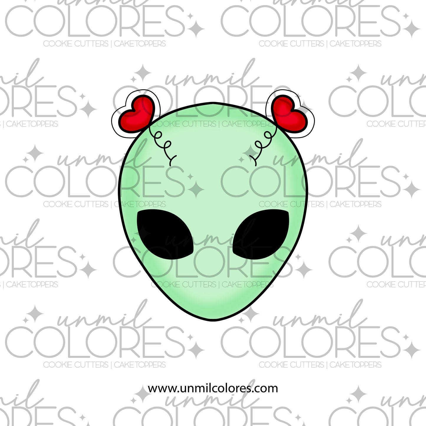 Cortador de Galleta Extraterrestre Enamorado