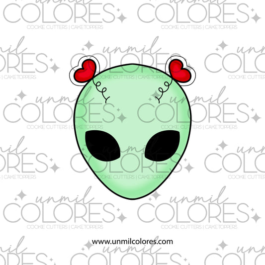 Cortador de Galleta Extraterrestre Enamorado