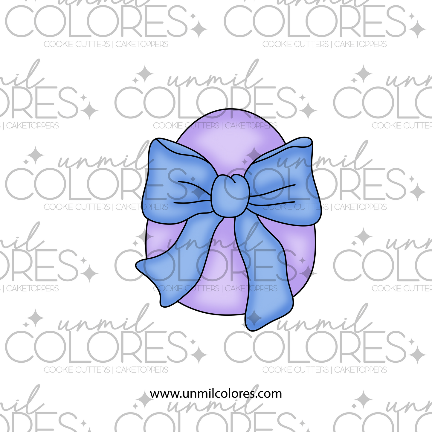 Cortador de Galleta Huevo Lazo