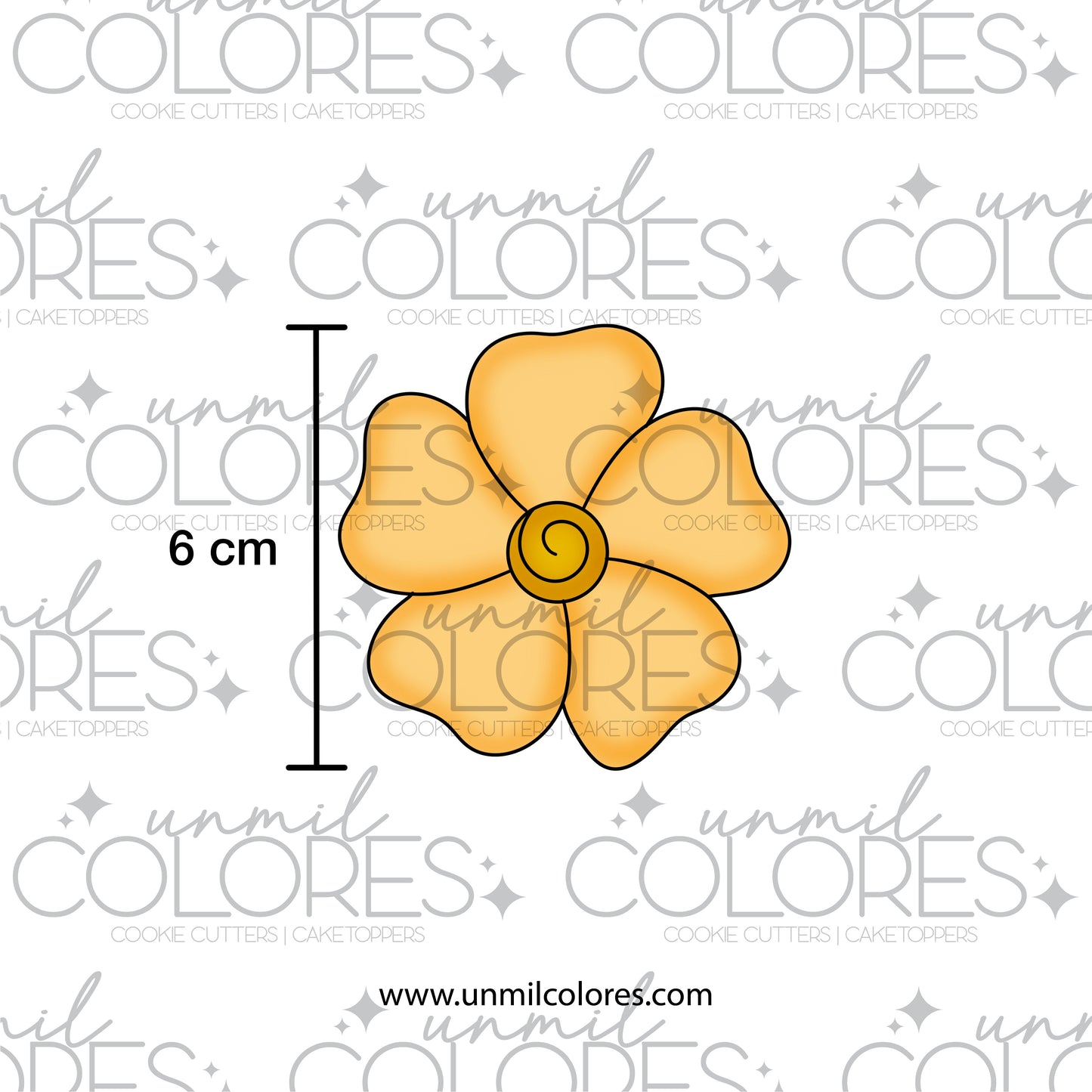 Set Cortadores de Galleta Arreglo Flores Jarrón (8 Piezas)