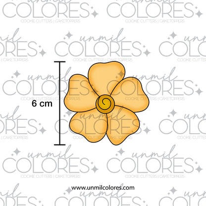 Set Cortadores de Galleta Arreglo Flores Jarrón (8 Piezas)